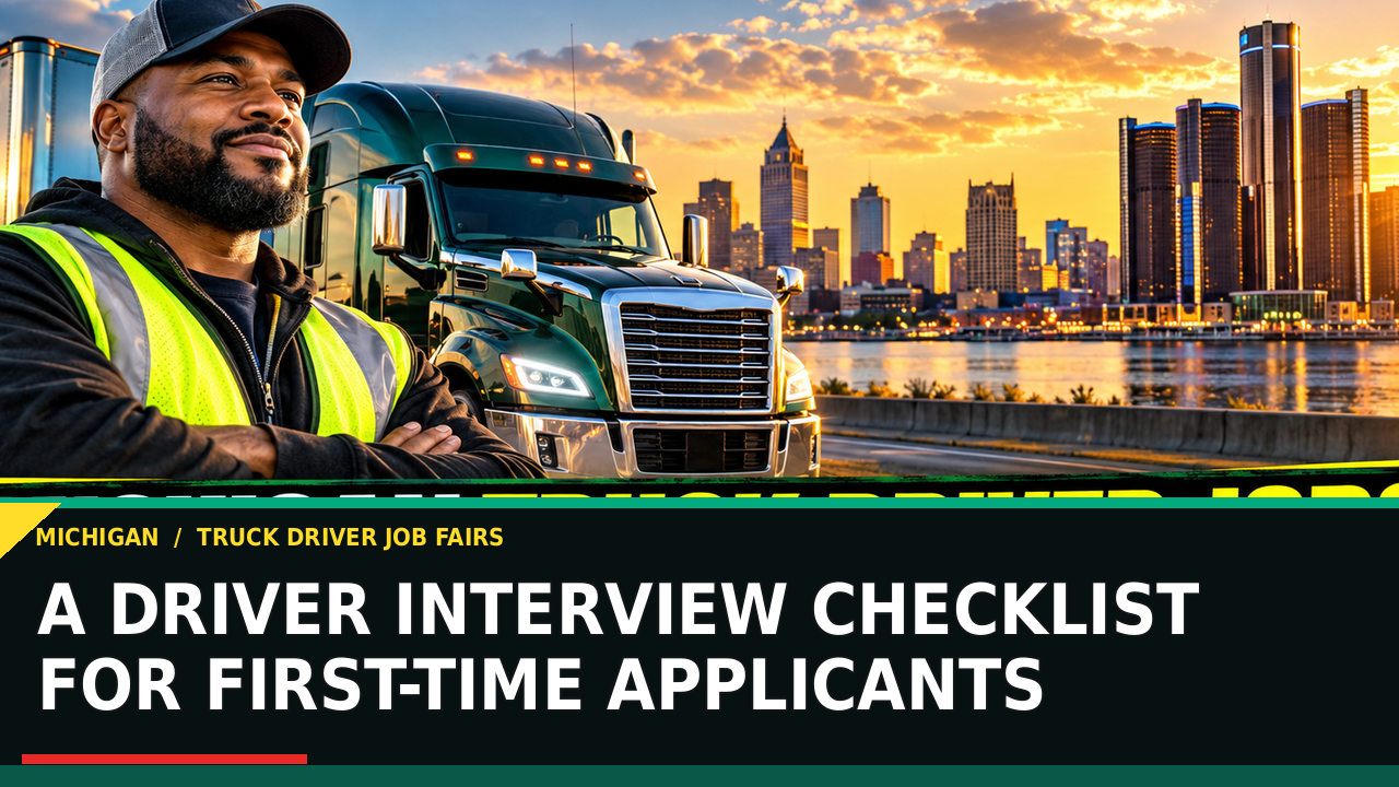 A Driver Interview Checklist for First-Time Applicants