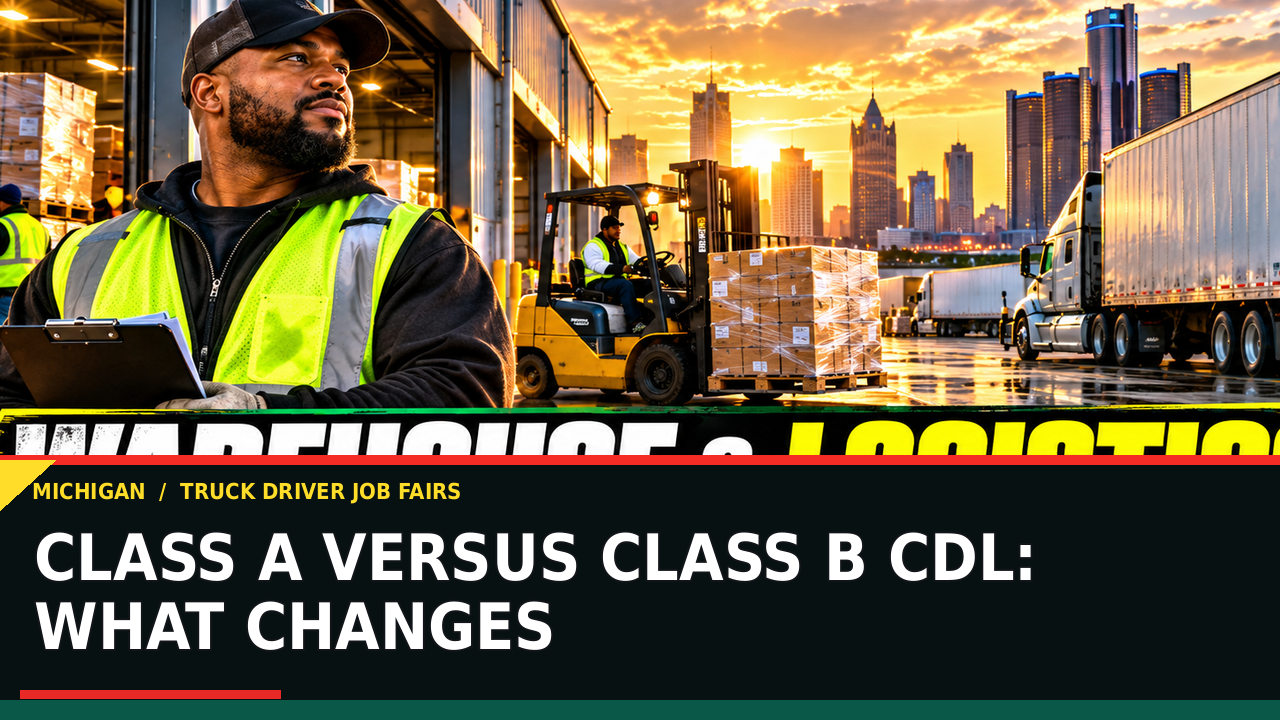 Class A Versus Class B CDL: What Changes
