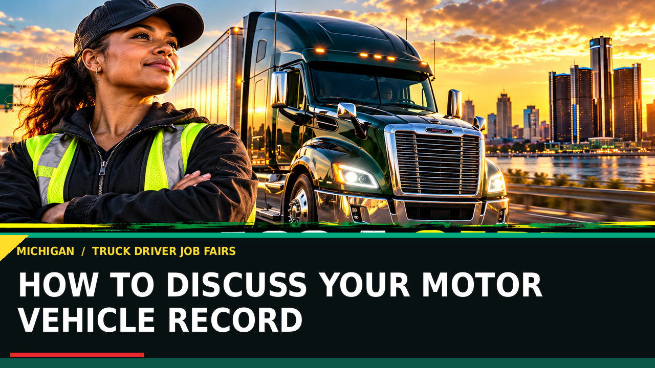 How to Discuss Your Motor Vehicle Record