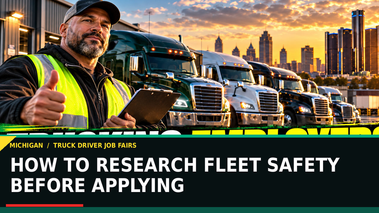 How to Research Fleet Safety Before Applying