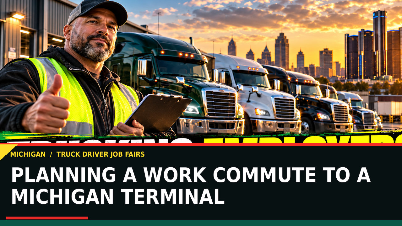 Planning a Work Commute to a Michigan Terminal