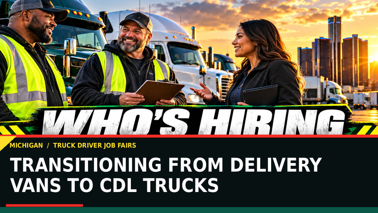 Transitioning From Delivery Vans to CDL Trucks