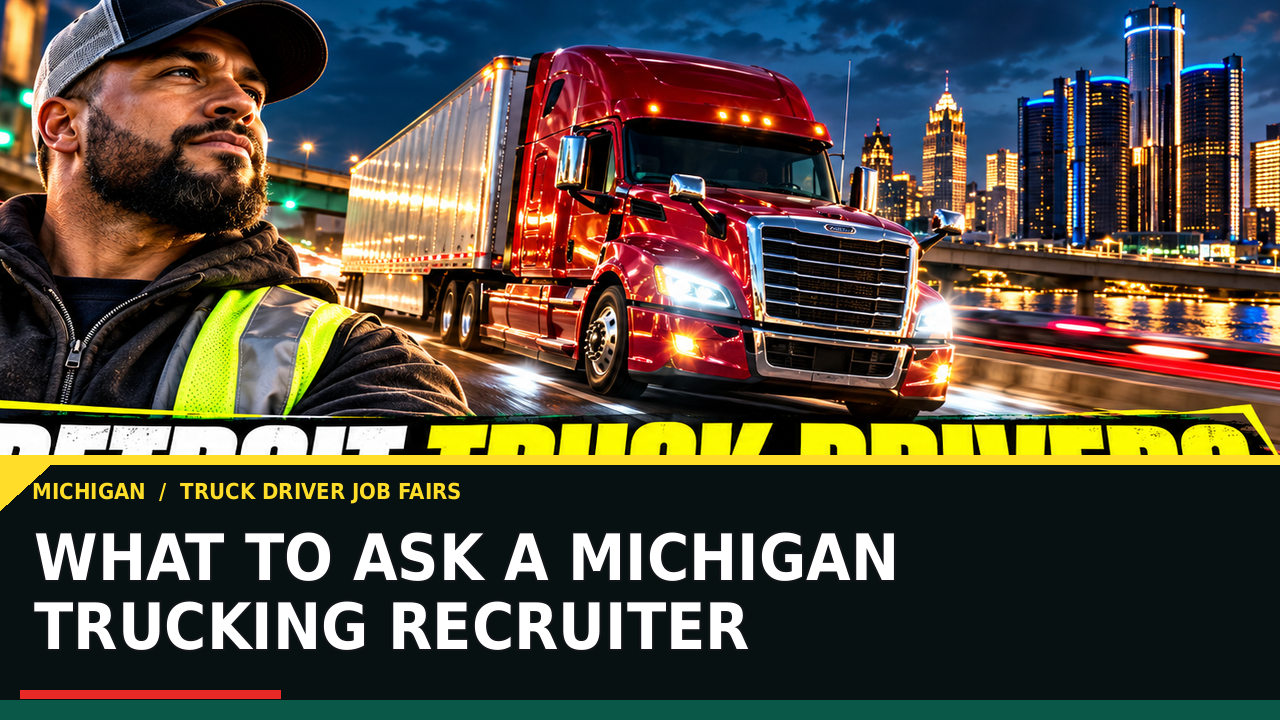 What to Ask a Michigan Trucking Recruiter
